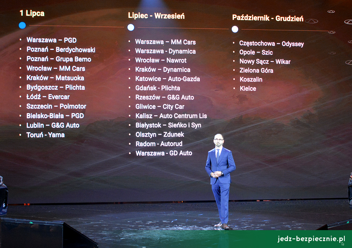 Z RYNKU | Sieć sprzedaży samochodów marki Chery w Polsce 2025-2026 | Jedź Bezpiecznie